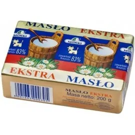 MASŁO EXTRA MOŃKI 83% 200G