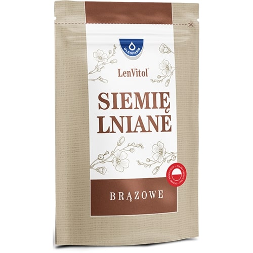 SIEMIE LNIANE BRĄZOWE 450G OLEOFARM [2023-01-31 01:40:46]
