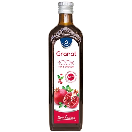 SOK Z GRANATU 100% 0,49L OLEOFARM [2023-01-31 01:20:14]