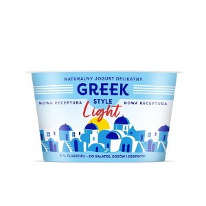 JOGURT NATURALNY GREEK STYLE LIGHT 180G