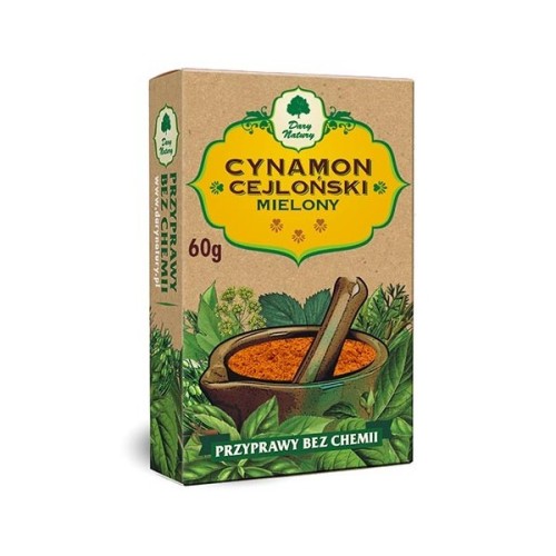 CYNAMON CEJLOŃSKI MIELONY 50G DARY [2023-09-22 01:33:51]