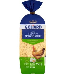 MAKARON Z JAJ ZIELONONÓŻKI 25G GOLIARD [2023-09-25 08:45:48]