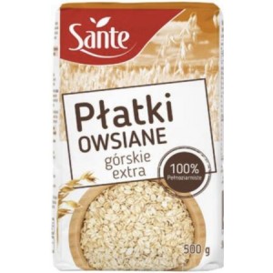 PŁATKI OWSIANE GÓRSKIE 500G SANTE