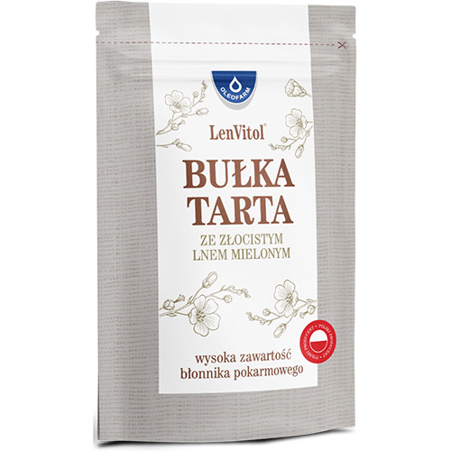 BUŁKA TARTA Z LNEM 450G OLEOFARM [2023-01-31 01:08:50]