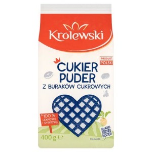 CUKIER PUDER 400G KRÓLEWSKI
