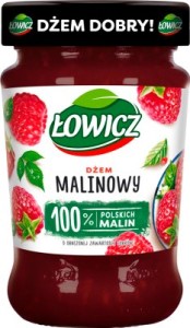 DŻEM MALINOWY 280G ŁOWICZ