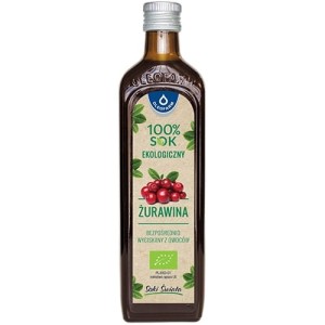 SOK ŻURAWINA 100% 490ML OLEOFARM