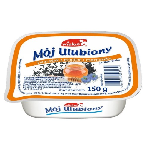 TWAROŻEK MÓJ ULUBIONY Z MIOD. I CZA.125G [2025-01-07 02:23:26]
