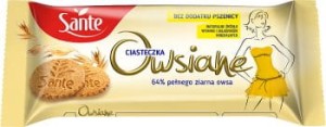 CIASTKA OWSIANE 150G NATURALNE SANTE