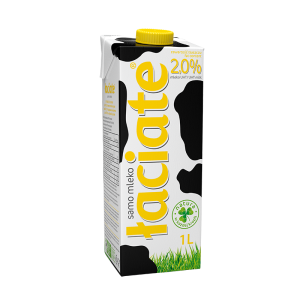 MLEKO ŁACIATE 2%  1L