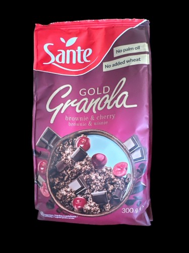 GRANOLA GOLD BROWNIE&amp;WIŚNIA 300G SANTE [2025-01-09 01:06:25]