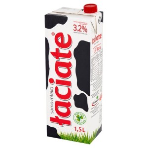 MLEKO ŁACIATE 3.2%  1L.