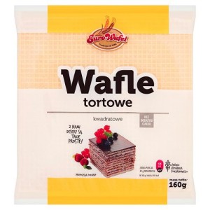 WAFLE TORTOWE 160G KWADRAT
