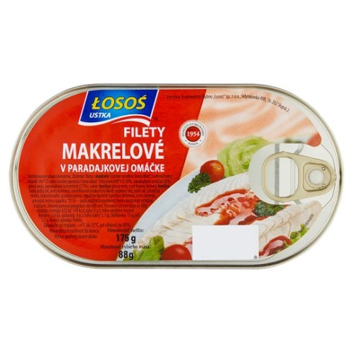 FILETY Z MAKRELI W POM.170G LOSOS [2025-01-07 10:59:15]