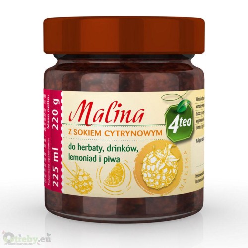 MALINA Z SOKIEM Z CYTRYNY 220G GRE 4 TEA [2025-01-07 11:00:03]