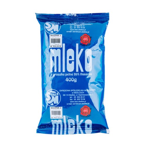 MLEKO W PROSZKU 400G SIEDLCE [2025-01-07 09:45:56]