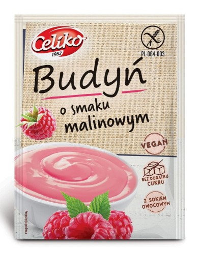 BUDYŃ MALINOWY B/G B/C 40G CELIKO [2023-09-22 01:07:50]