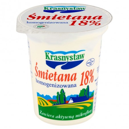 ŚMIETANA KRASNYSTAW 18%         300G [2022-09-12 03:11:00]