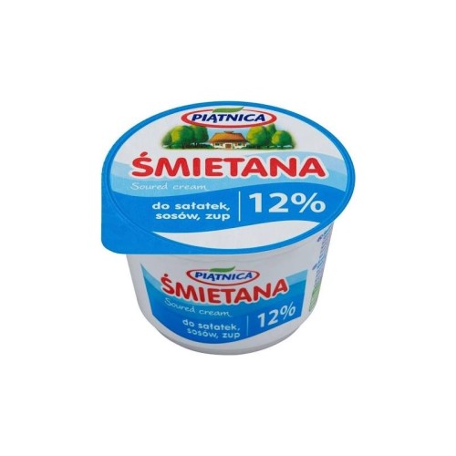 ŚMIETANA PIĄTNICA 12% 200G [2022-09-09 12:39:36]
