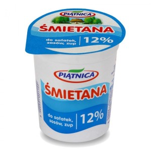 ŚMIETANA PIĄTNICA 12% 400G